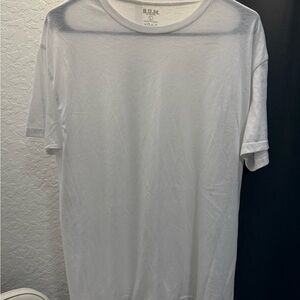 Equipment White Short Sleeve Tee